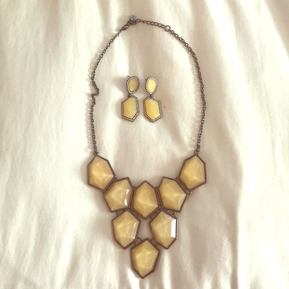 Necklace and earrings